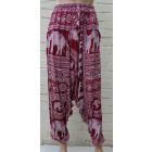 Elephant Print Alibaba Pants